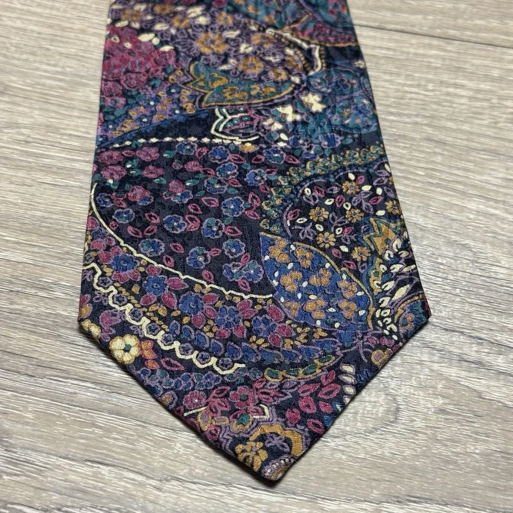 MBP Nordstrom Handmade Luxury 100% Italian Silk Neck Tie for Men Made USA 56
